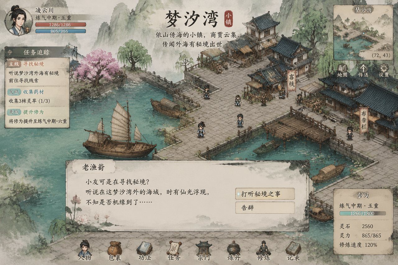 谪仙索欢录 角色路线 内容截图 6